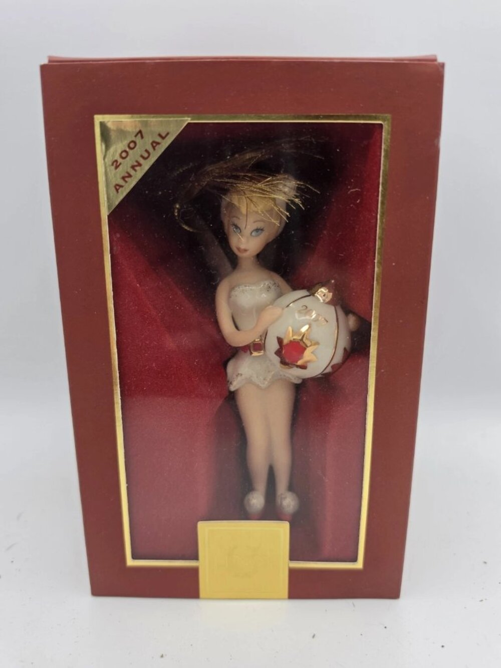 2007 Lenox Very Merry Tinkerbell Ornament Walt Disney Showcase Rare in box